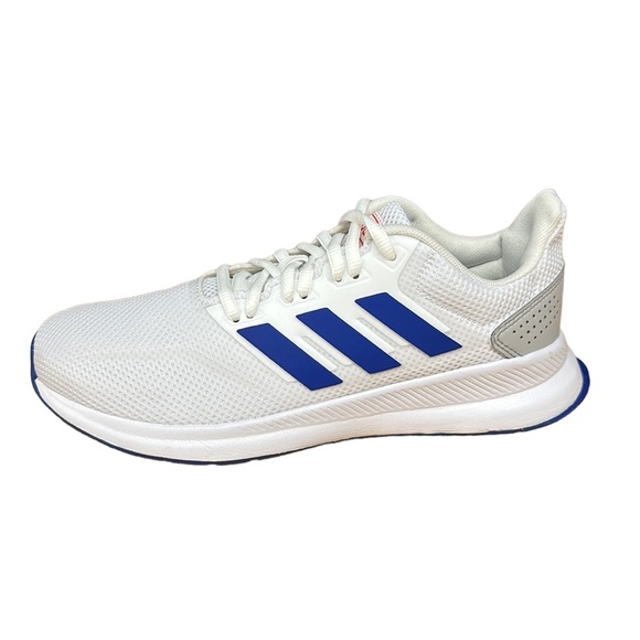 Adidas Runfalcon Men's Running Athletic Shoes White/Blue/Gray EF0148 Size 7 EUC - Picture 7 of 11